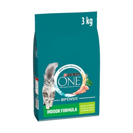 Purina One Bifensis Indoor s morkou 3 kg