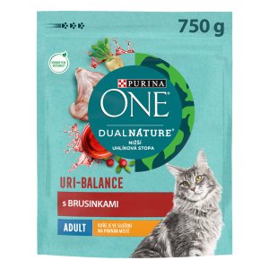 Purina One Dual Nature Adult Brusnica s kuracím 750 g