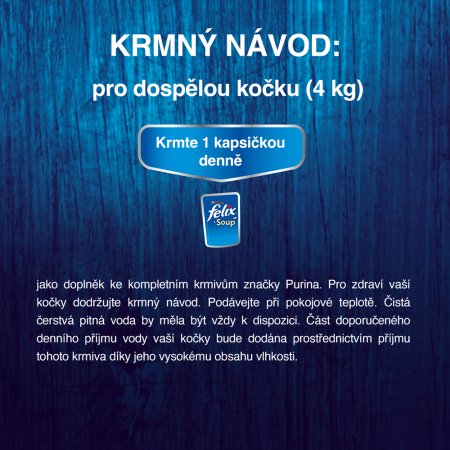 Felix Soup polievky s hovädzím, kuraťom a jahňacím 6 x 48 g