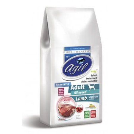 Agil Adult Sensitive Grain Free Lamb, Venision 2kg