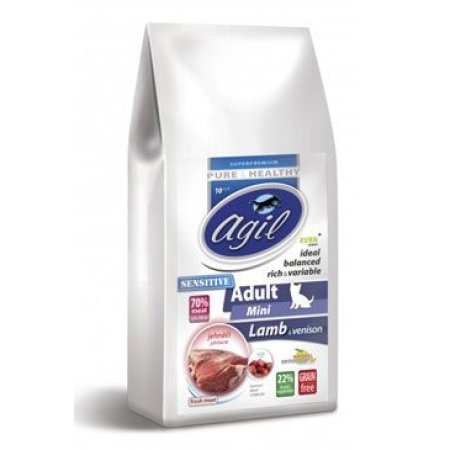 Agil Adult MINI Sensitive Grain Free Lamb, Venison 10kg