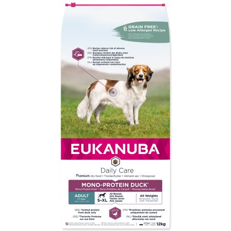 EUKANUBA Daily Care Adult Mono Proteín Duck 12 kg