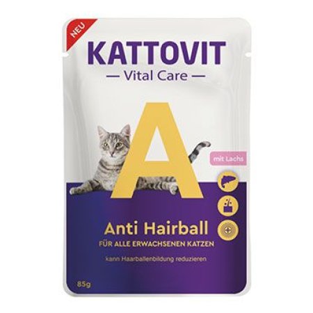 Kapsička KATTOVIT Vital Care Anti Hairball 85g
