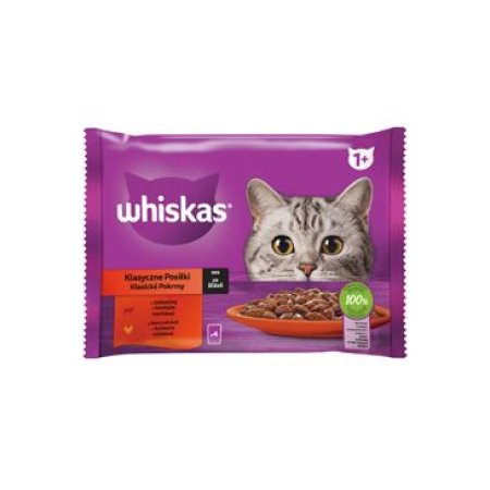 Whiskas kapsička Klasický výber so zeleninou v šťave 4 x 85 g