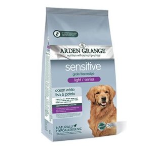 Arden Grange Light / Senior Sensitive with White Fish & Potato 2 kg