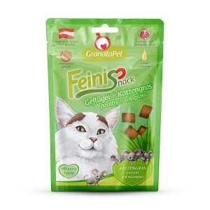 GranataPet Feinis hydina s mačacou trávou 50 g