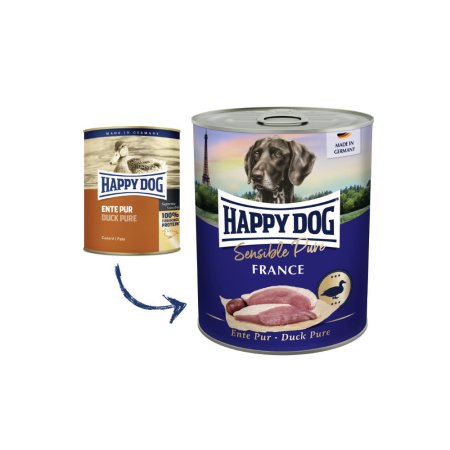 Happy Dog Ente Pur France - kačacie 800 g