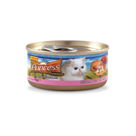 Princess Tins Kurča, Tuniak, Krevety 70 g