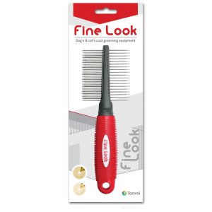 Fine Look red image - hrebeň obojstranný