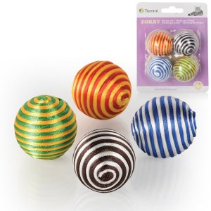 Loptičky Zorby dúhové, 4ks