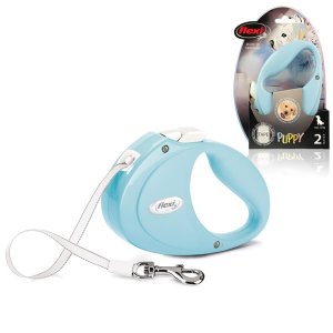 flexi Puppy S opasok, 2m/12kg, svetlo modrá