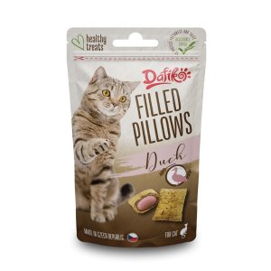 Plnené vankúšiky pre mačky - kačacie 40g