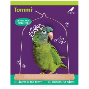 Hojdačka stredná - drevo + kov