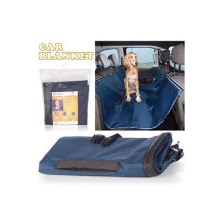 CAR BLANKET pokrývka sedadiel, námornícka modrá 141x134 cm