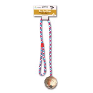 Lopta na šnúre s rolničkou, 60cm