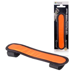 LED pásik na obojok 15cm/ oranžový