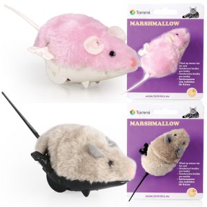 Myška Marshmallow na kľúčik, 8cm