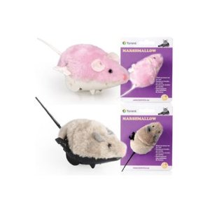Myška Marshmallow na kľúčik, 8cm