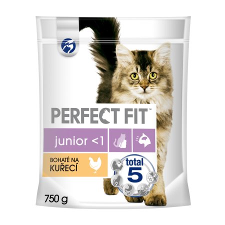 PERFECT FIT granule pre mačky Junior s kuracím 750 g