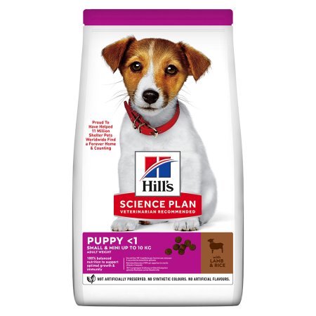 Hill’s Science Plan Canine Puppy Small & Mini Lamb & Rice 1,5 kg (EXPIRÁCIA 09/2023)