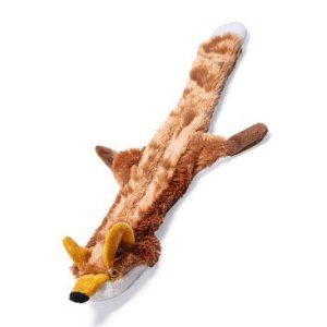 Hračka pes Flatino Líška pískacia 52x12x3, 5cm plyš KAR