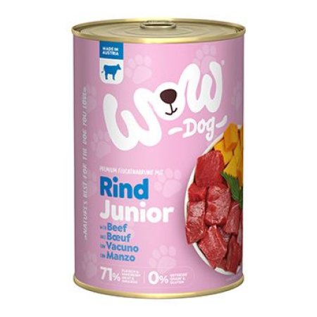 WOW konzerva Hovädzie s tekvicou Junior 400g