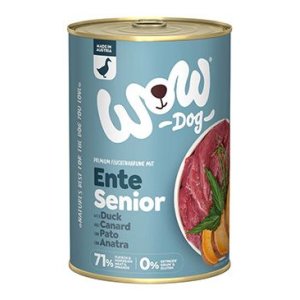 WOW konzerva Kačica s batátmi Senior 400g