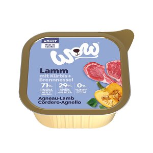 WOW paštéta Jahňacie s tekvicou Adult 150g