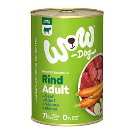 WOW konzerva Hovädzie s karotkou Adult 400g