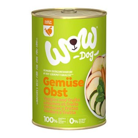 WOW konzerva PUR Zelenina a ovocie 400g