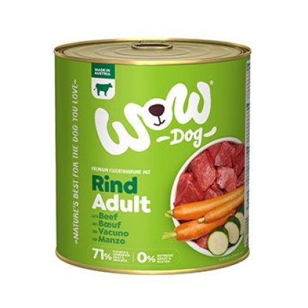 WOW konzerva Hovädzie s karotkou Adult 800g