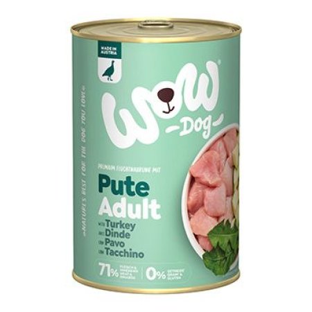 WOW konzerva Moriak s cuketou Adult 400g