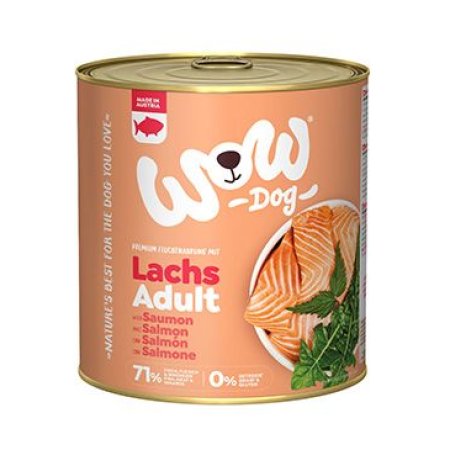 WOW konzerva Losos s paradajkami Adult 800g