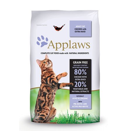 Applaws granule Cat Adult Kurča s kačicou 7,5kg