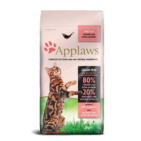 Applaws granule Cat Adult Kurča s lososom 2kg