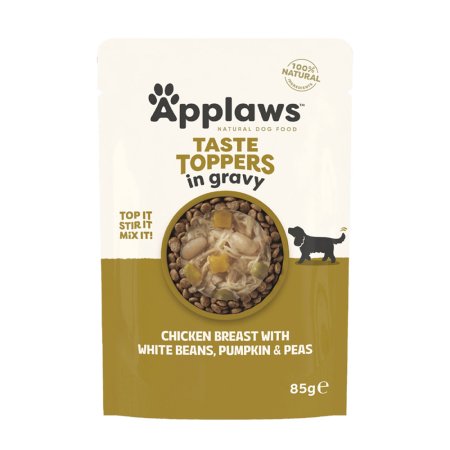 Applaws vrecko Dog Taste Toppers Gravy Kuracie s tekvicou 85g