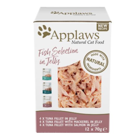 Applaws vrecko Cat Jelly Multipack Ryby 12x70g
