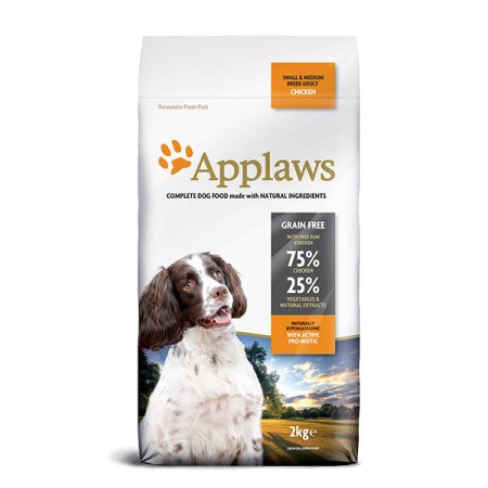 Applaws granule Dog Adult Small & Medium Breed Kurča 2kg
