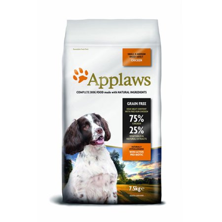 Applaws granule Dog Adult Small & Medium Breed Kurča 7,5kg