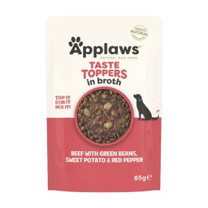 Applaws kapsička Dog Taste Toppers Broth Hovädzie s batátmi 85g