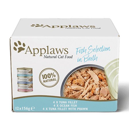 Applaws konzerva Cat Multipack Rybí výber 12x156g