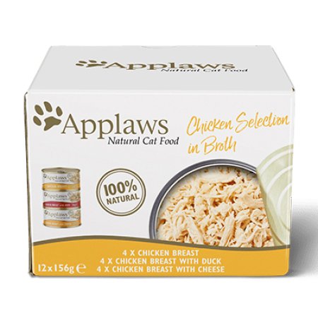 Applaws konzerva Cat Multipack Kurací výber 12x156g