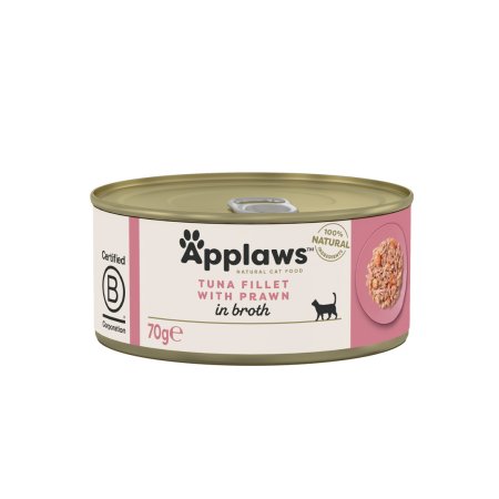Applaws konzerva Cat Tuniak s krevetami 6x 70g
