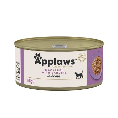 Applaws konzerva Cat Makrela so sardinkami 6x156g