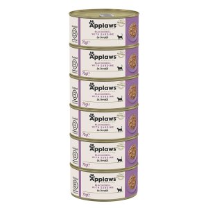 Applaws konzerva Cat Makrela so sardinkami 6x 70g