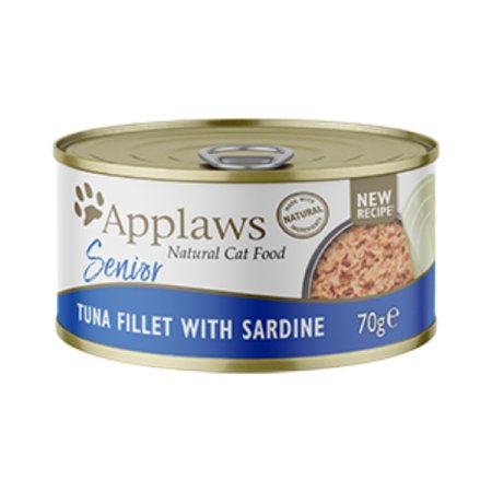 Applaws konzerva Cat Senior Tuniak so sardinkami 70g