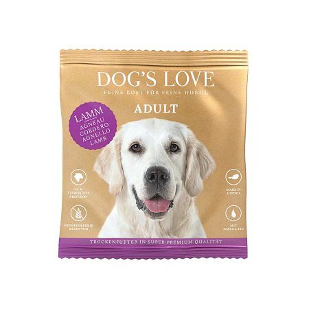 Dog's Love granule Jahňacie Adult - vzorka 80g