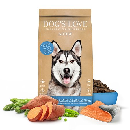 Dog's Love granule Losos Adult 2kg