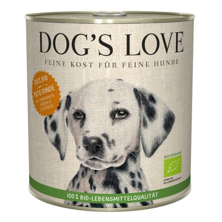 Dog's Love konzerva Bio Moriak 800g