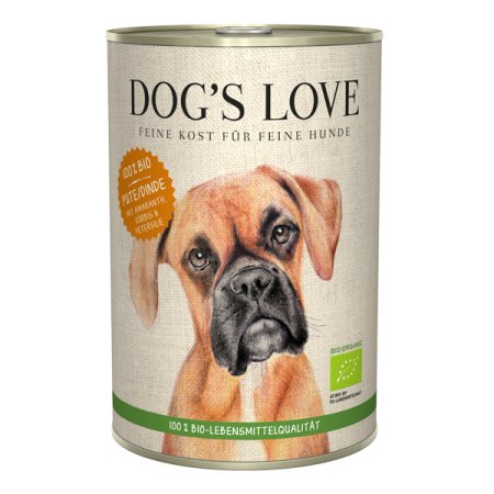 Dog's Love konzerva Bio Moriak 400g